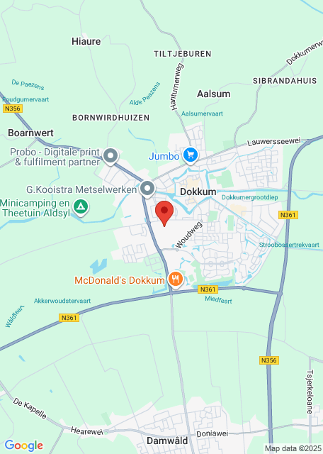 Google maps afbeelding voor Dokkum