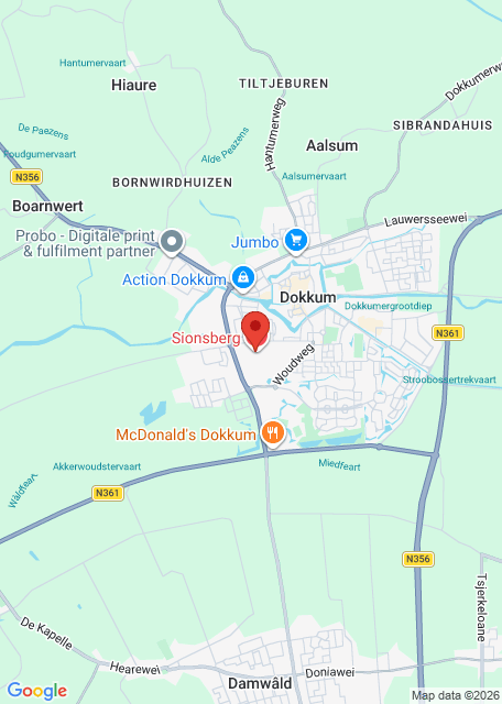 Google maps afbeelding voor Dokkum