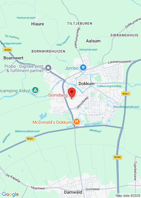 Google maps afbeelding voor Dokkum
